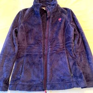 Lilly Pulitzer navy fleece jacket